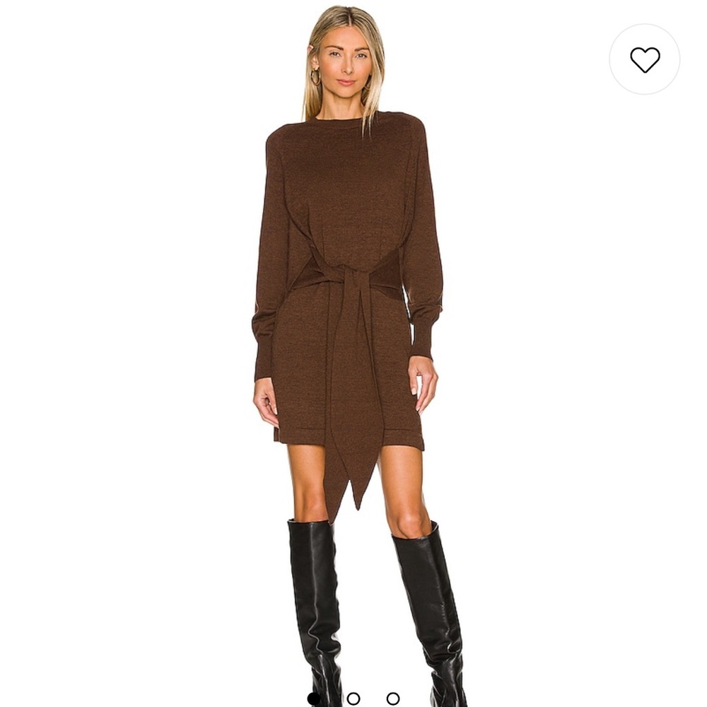 Lovers + Friends Elana Mini Dress in Chocolate